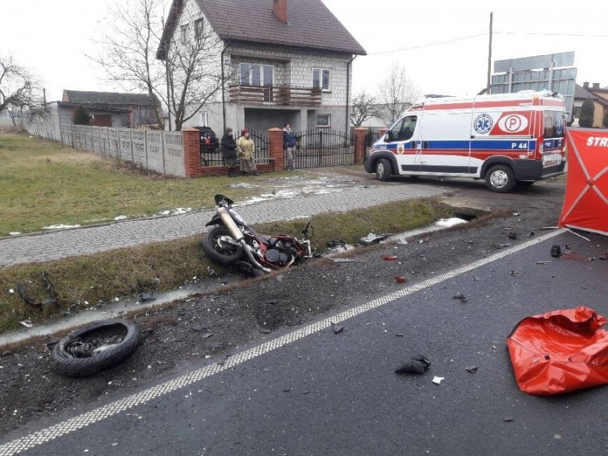 Zginął 33-letni motocyklista