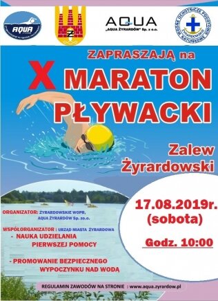 Maraton pływacki w Żyrardowie.