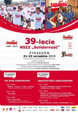 39-lecie NSZZ „Solidarność” w Żyrardowie