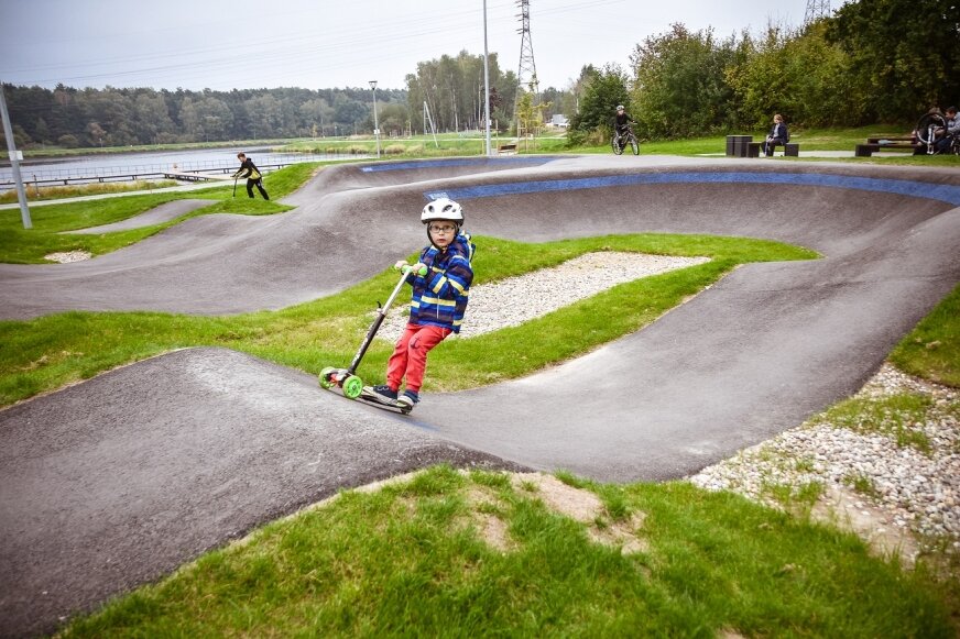 Pumptrack doczekał się realizacji dopiero w tym roku i cieszy skierniewiczan. 