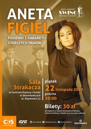 Koncert Anety Figiel „Piosenki z Kabaretu Starszych Panów”