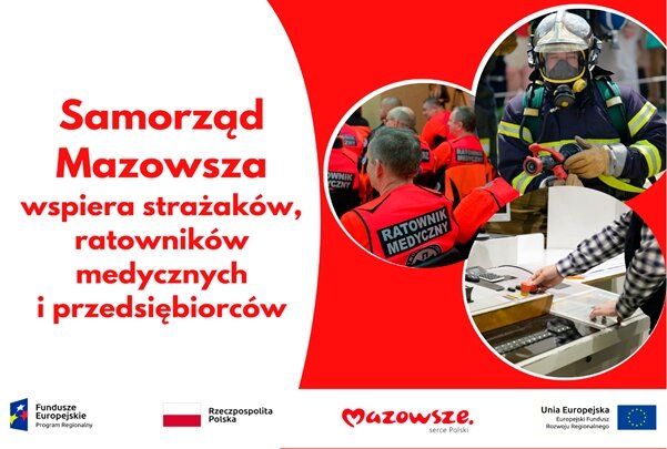 Personel medyczny, strażacy i przedsiębiorcy ze wsparciem samorządu Mazowsza