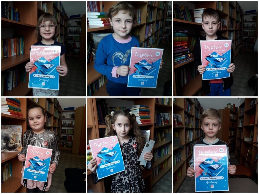 SADKOWICE. Dostali dyplomy za czytanie książek
