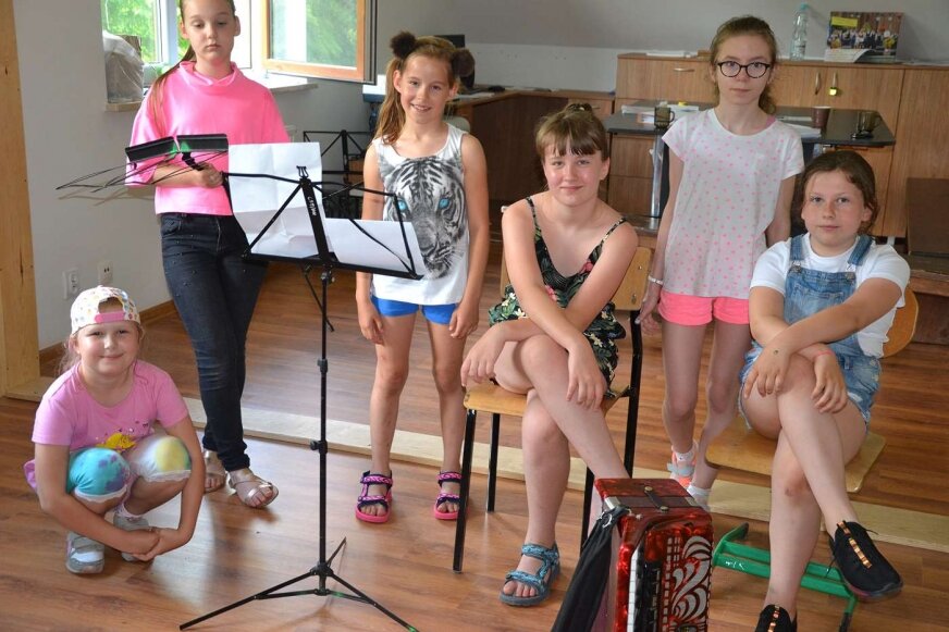 Próba Cymbarki, najmłodszych dzieci.