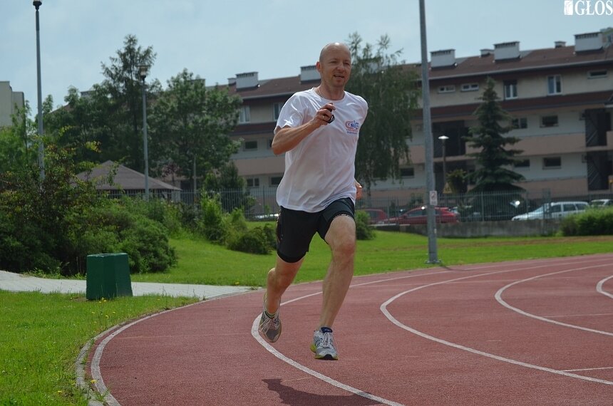 Krzysztof Garbicz mimo upływających lat nadal prezentuje wysoką sprinterską formę. 