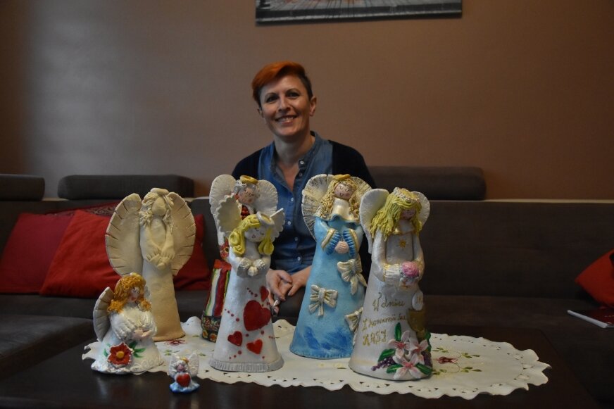 Joanna Pryk sama nauczyła się tworzyć figurki z masy solnej. Jak zaznacza, teraz już nie ma problemu z wyborem prezentów dla najbliższych. 
