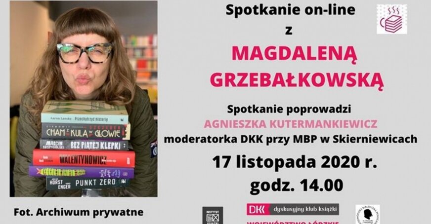 Spotkanie online z Magdaleną Grzebałkowską