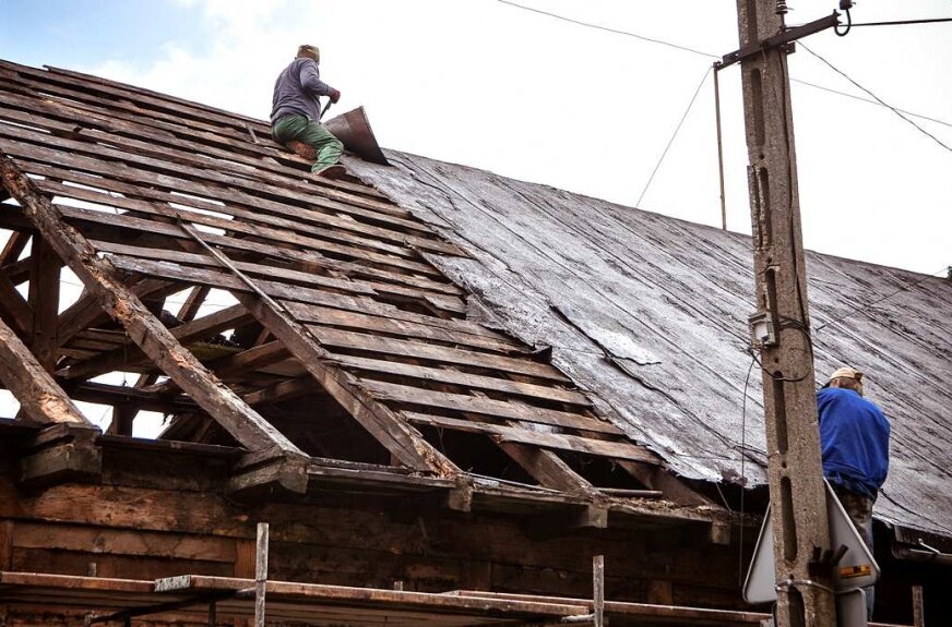 Drewniak Konstancji Gładkowskiej stracił dach