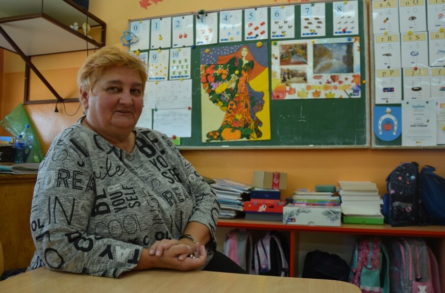 Emilia Rochmińska w przedszkolu w Sadkowicach pracuje od 39 lat.  