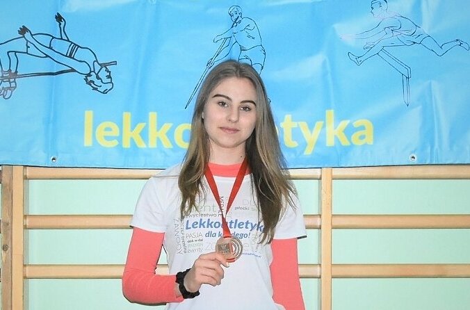 Anna Kłosińska zdobywający tytuł mistrzyni Polski w trójskoku odniosła życiowy sukces. 