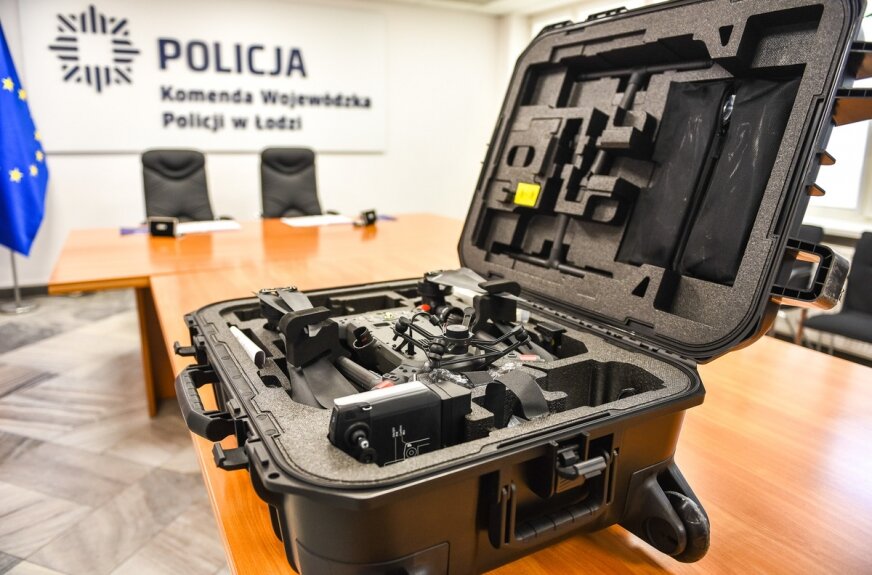 Nowoczesny dron dla skierniewickiej policji