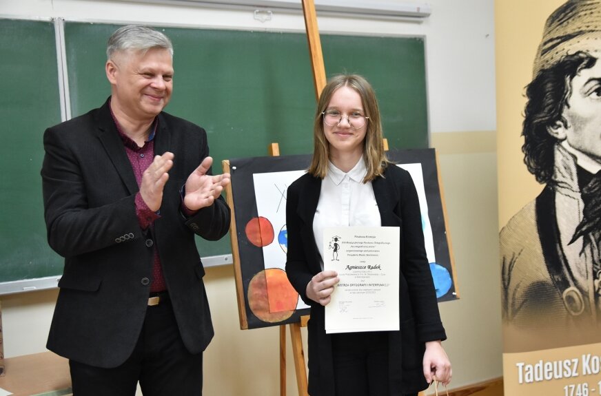 Tytuł Mistrza Ortografii i Interpunkcji 2023 zdobyła Agnieszka Radek, uczennica Szkoły Podstawowej nr 4 w Skierniewicach. 