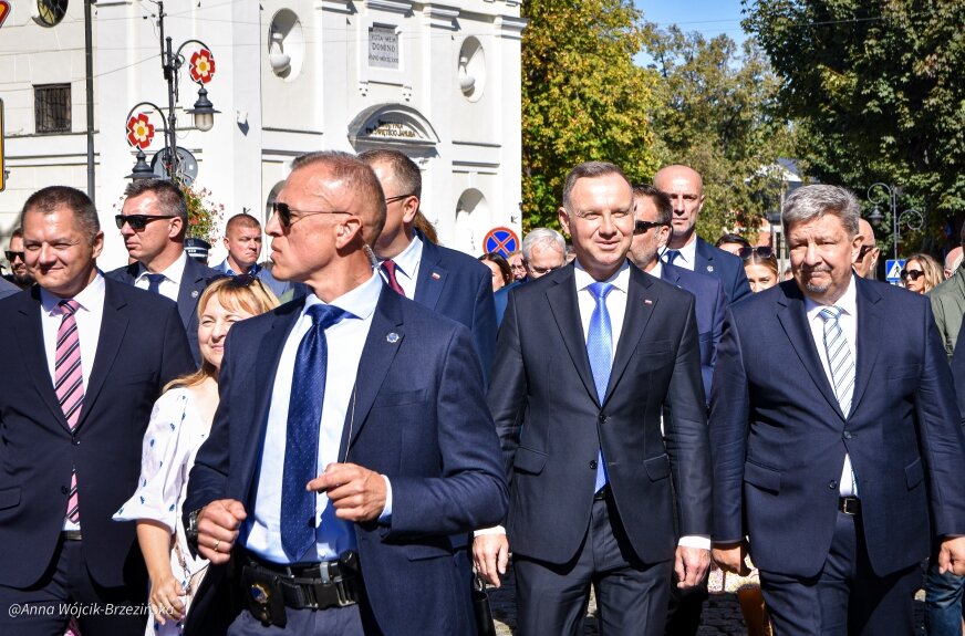 Prezydent Andrzej Duda wziął udział w paradzie podczas święta
