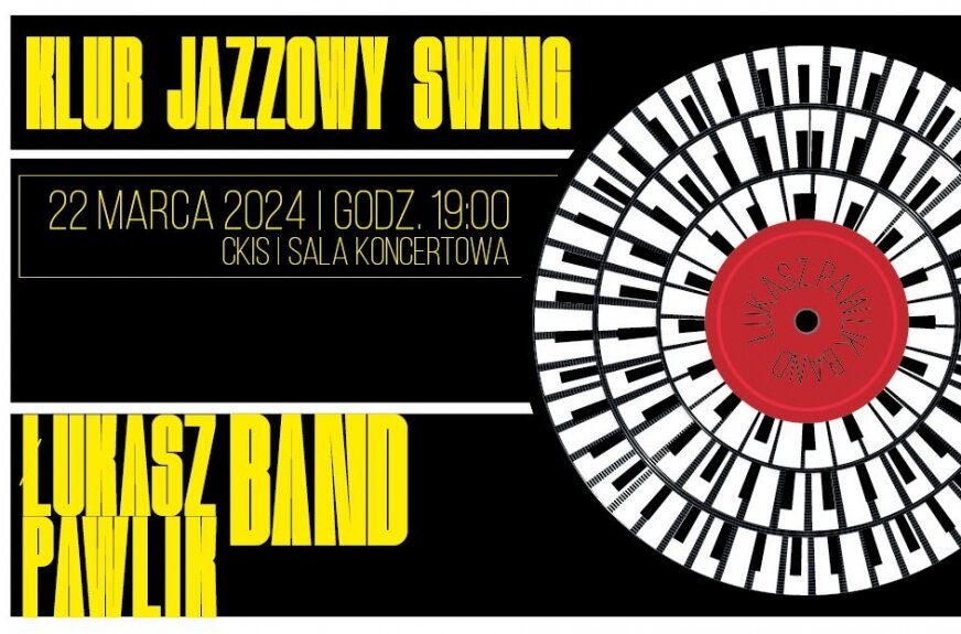 Koncert w ramach Klubu Jazzowego Swing. Na scenie - Łukasz Pawlik Band