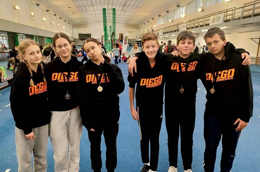 Lekkoatleci Akademii Młodych Sportowców DIEGO startowali w Warszawie. 