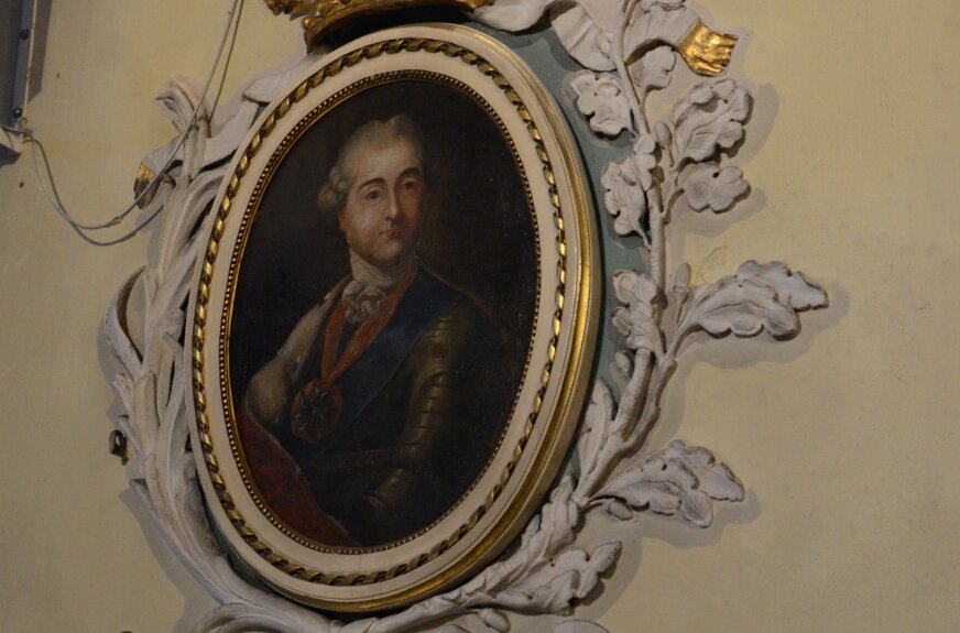 Królewski portret w Skierniewicach podziwiał sam władca 