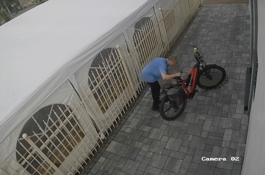Poszukiwany złodziej elektrycznego roweru