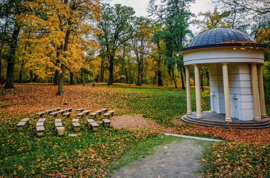 Miasto w barwach bursztynu