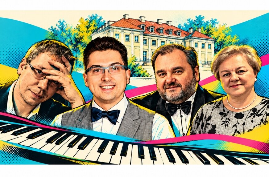 Od lewej: Mariusz Rutkowski, Tomasz Szczepanik, Sławomir Trochonowicz i Izabela Przecherska-Banaszczyk.  
