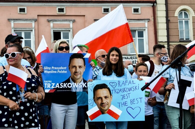  Rafał Trzaskowski w Skierniewicach wzywa kontrkandydata do debaty 