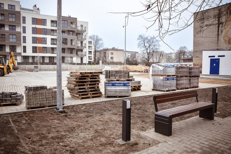  Budowa parkingu przy Jagiellońskiej na finiszu 