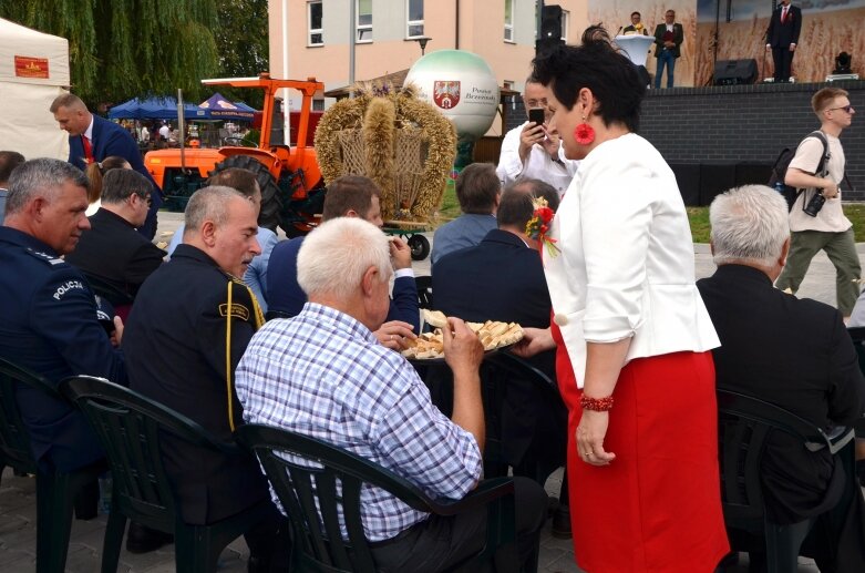  Burmistrz Jeżowa na dożynki wjechał wierzchem 