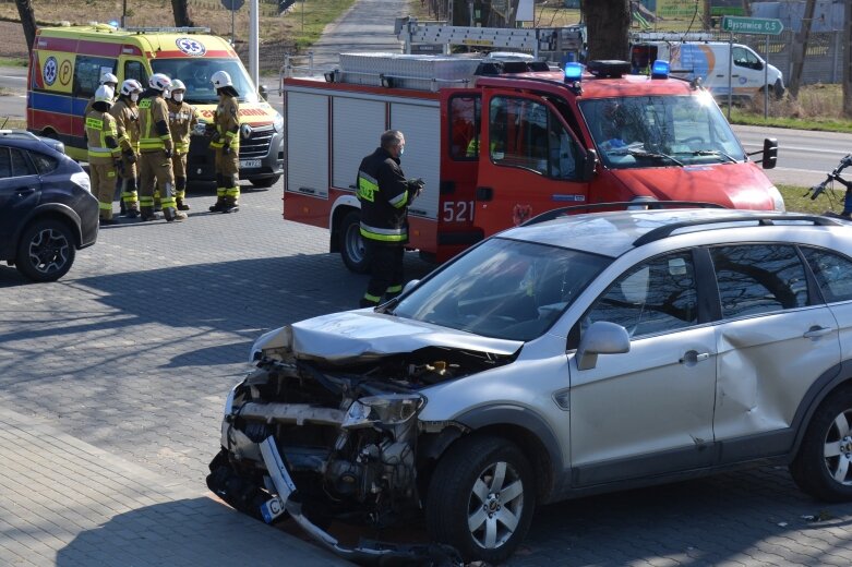  Dwie ranne osoby zostały przetransportowane do szpitali 