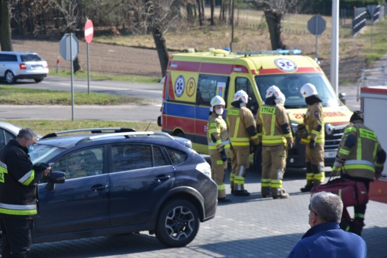  Dwie ranne osoby zostały przetransportowane do szpitali 