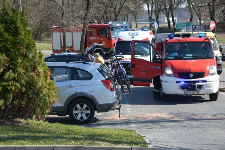  Dwie ranne osoby zostały przetransportowane do szpitali 