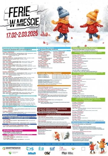 Ferie zimowe w Skierniewicach – moc atrakcji dla najmłodszych