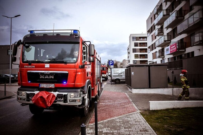  Interwencja strażaków przy ulicy Reymonta 