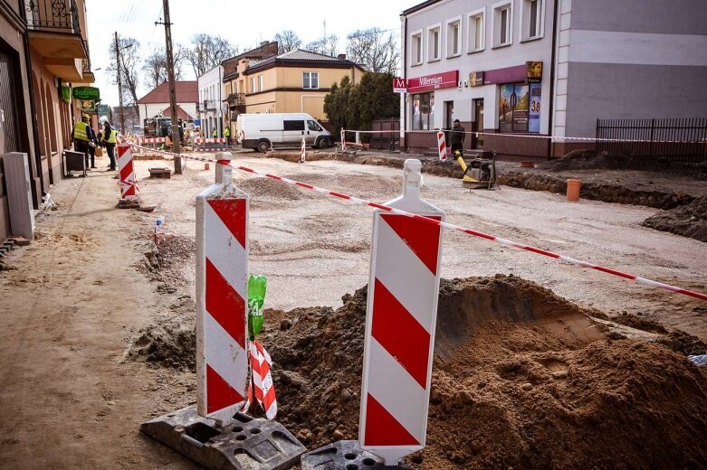  Jak wygląda ulica Rawska w przebudowie 