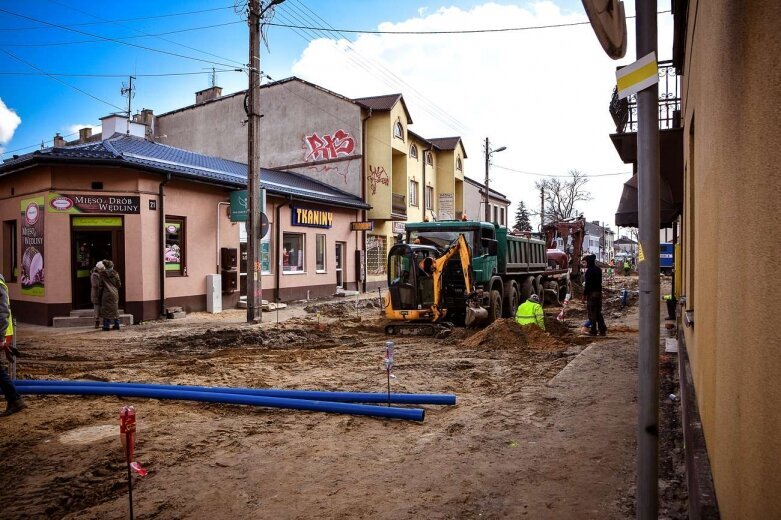  Jak wygląda ulica Rawska w przebudowie 