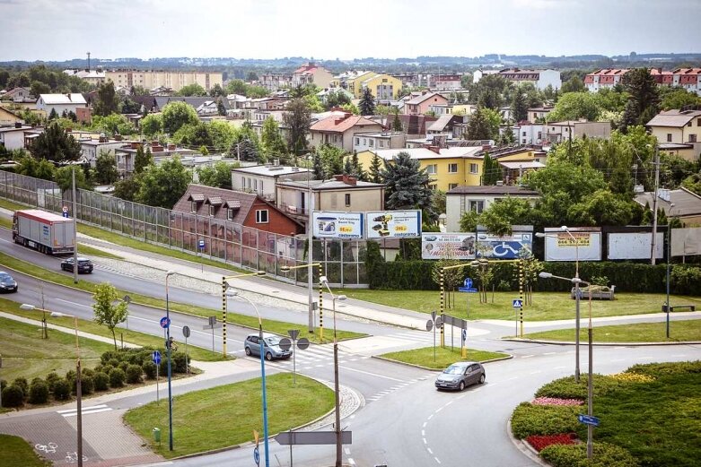  Jak wyglądają Skierniewice z wysokości 25 metrów 