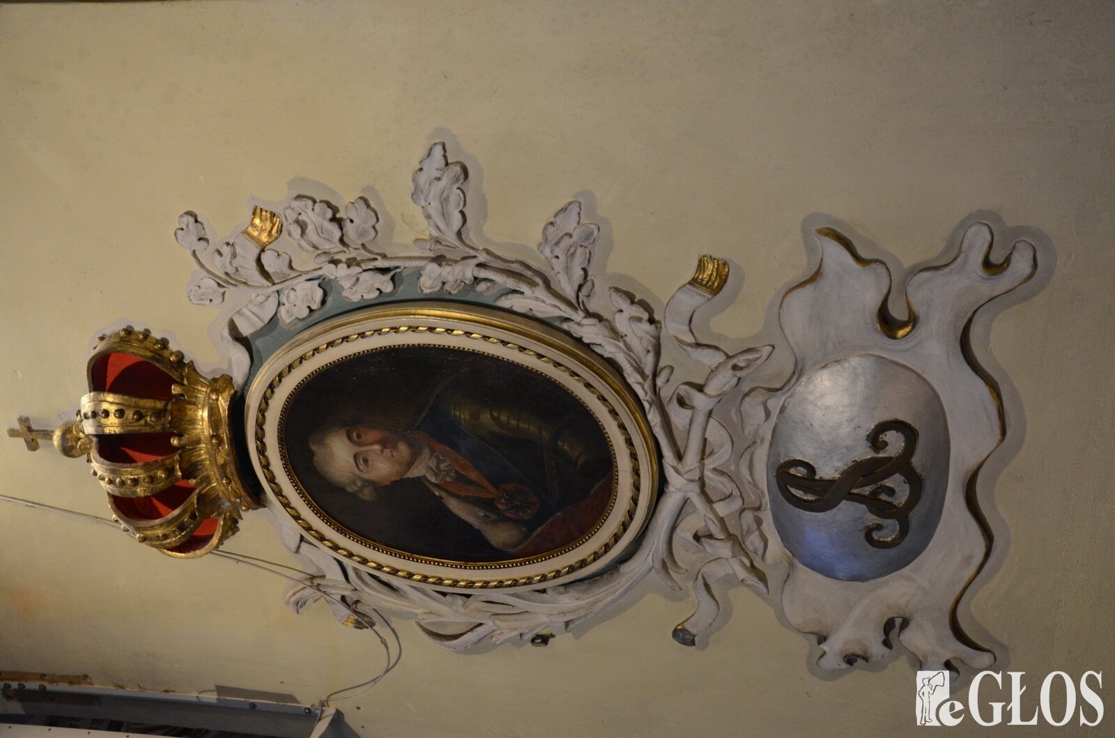  Królewski portret w Skierniewicach podziwiał sam władca  