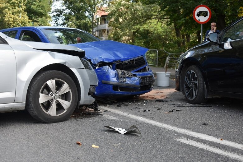 Nie ustąpił pierwszeństwa. Jedna osoba w szpitalu