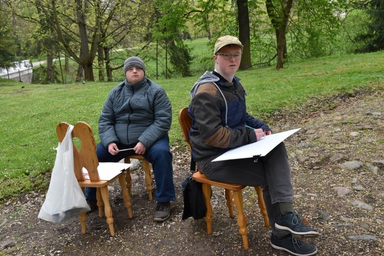  Plener malarski w osadzie pałacowej 