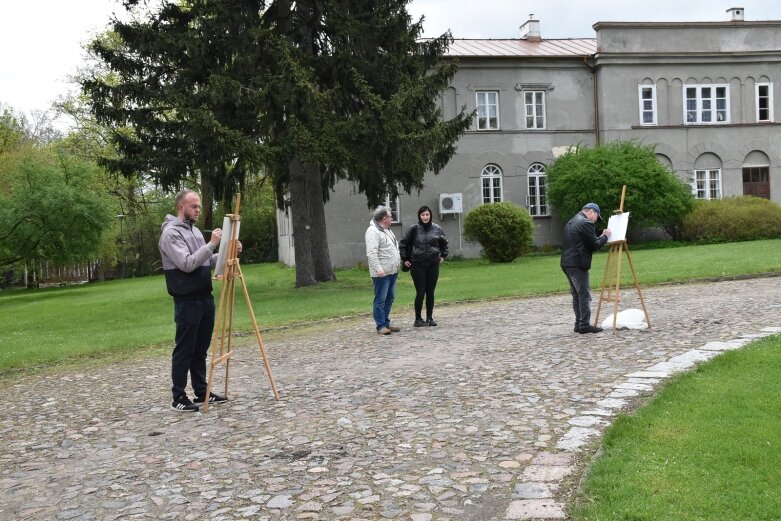  Plener malarski w osadzie pałacowej 