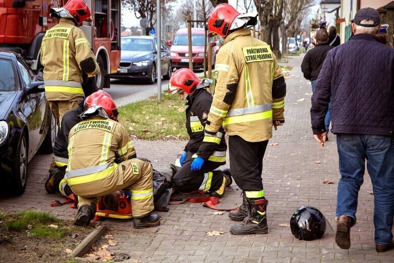  Potrącony motorowerzysta na ulicy Batorego 