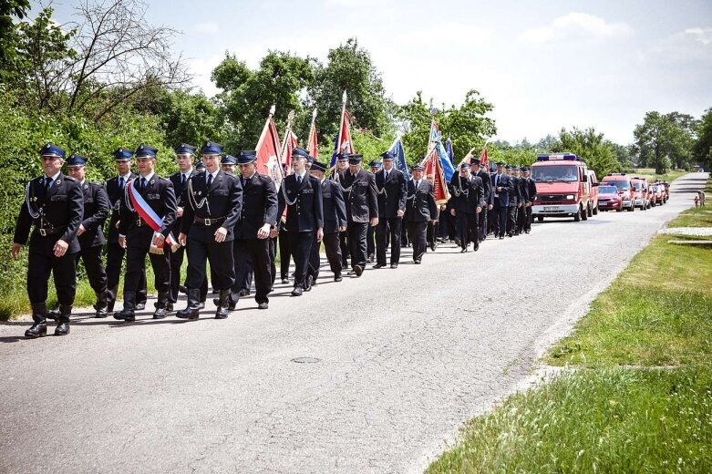  Strażacy z Jasienia świętowali 50-lecie OSP 