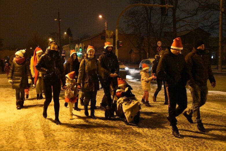  Taki marsz mikołajów tylko w Skierniewicach! 