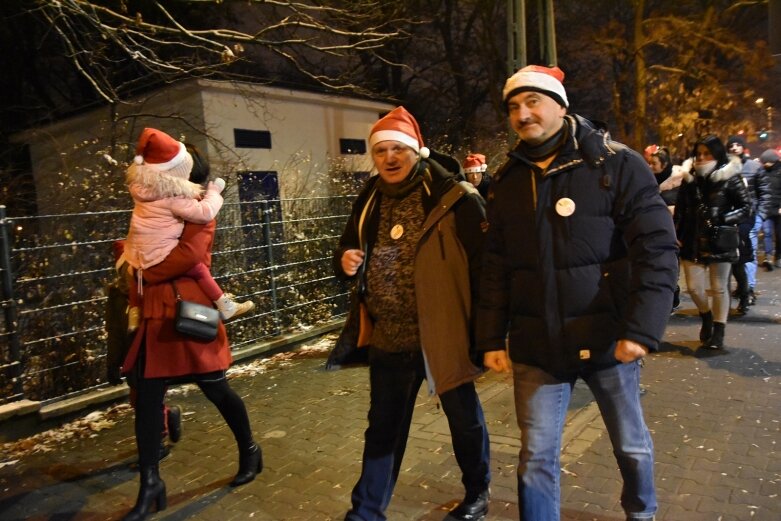  Taki marsz mikołajów tylko w Skierniewicach! 