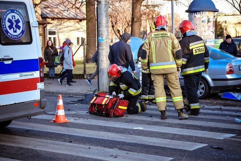  Wypadek na skrzyżowaniu Sienkiewicza i Sobieskiego 