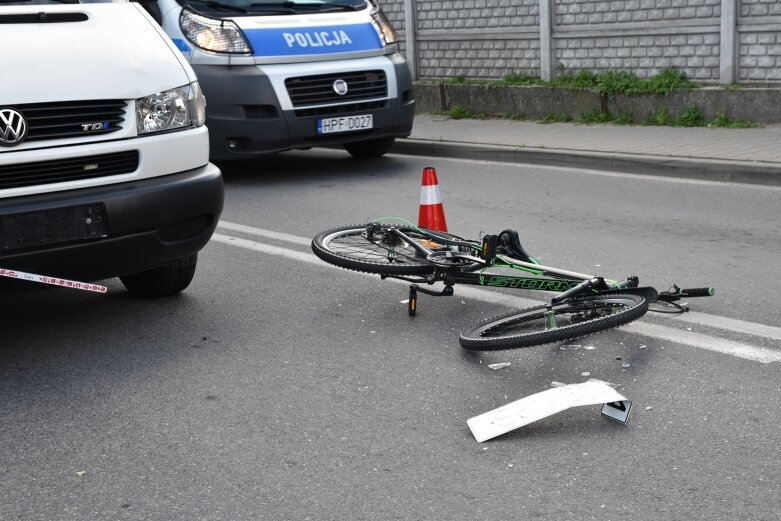  Wypadek z udziałem nastoletniego rowerzysty na Rawce 