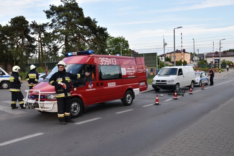  Wypadek z udziałem nastoletniego rowerzysty na Rawce 