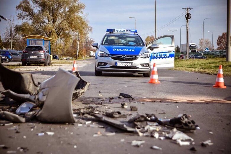  Zderzenie pod skierniewicką ciepłownią 