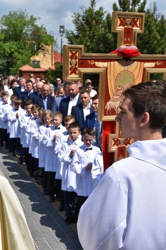  Komunia w parafii na osiedlu Zadębie 