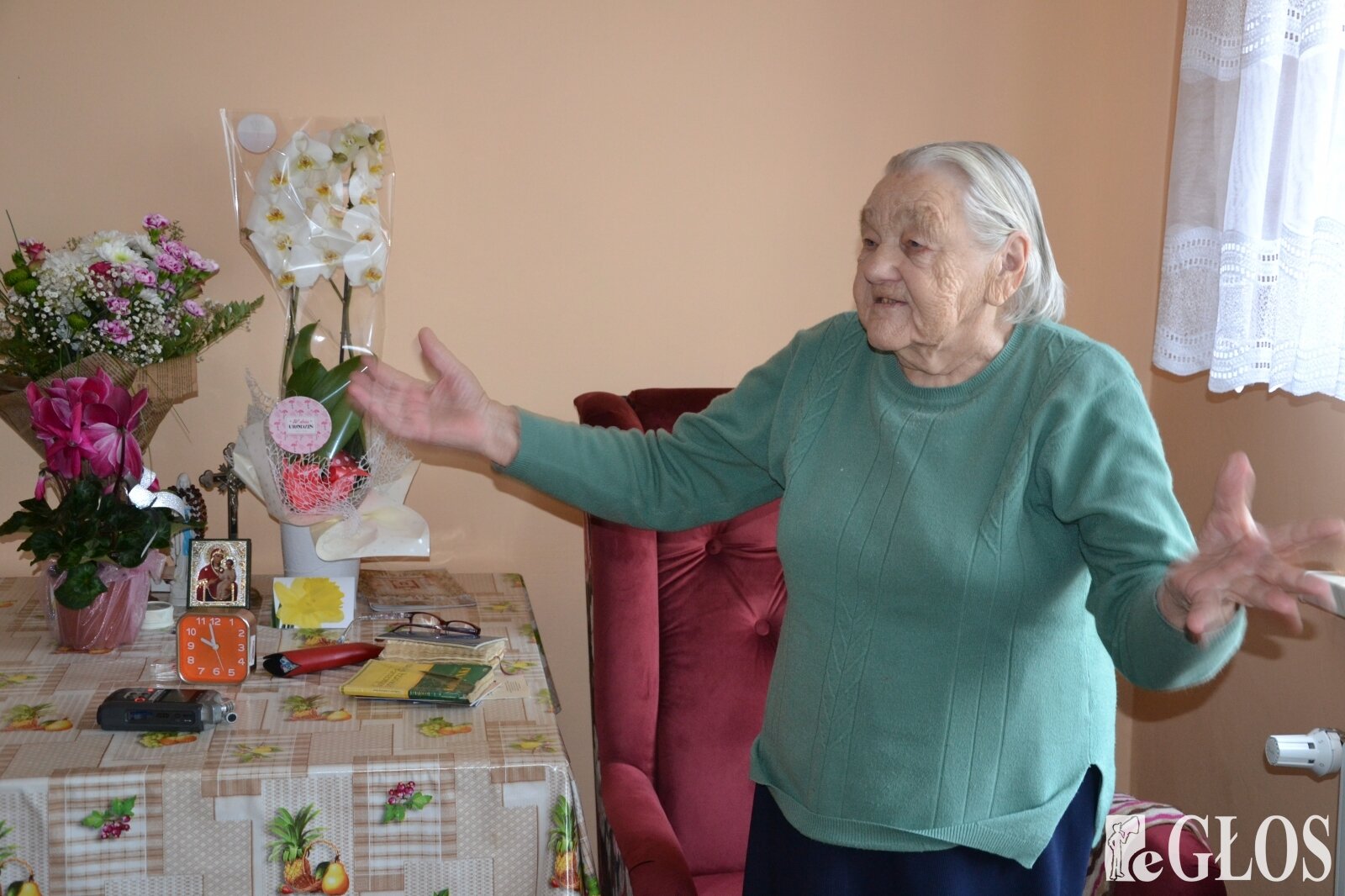  Mam za co dziękować, mówi Zofia Tkaczyk z Regnowa która skończyła 100 lat 