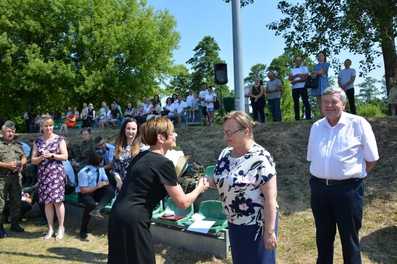  Ślubowanie w bolimowskiej mundurówce 