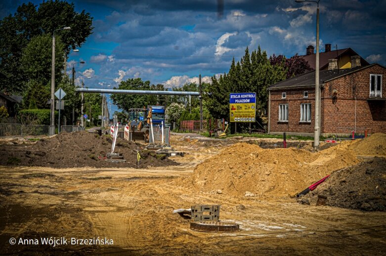  Skierniewice: Do końca czerwca rondo ul. Skłodowskiej z Czerwoną będzie gotowe 